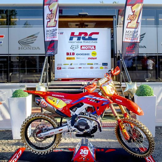 NewsLetter Vertex Race Vertex Pistons Honda HRC Tim Gajser 2022